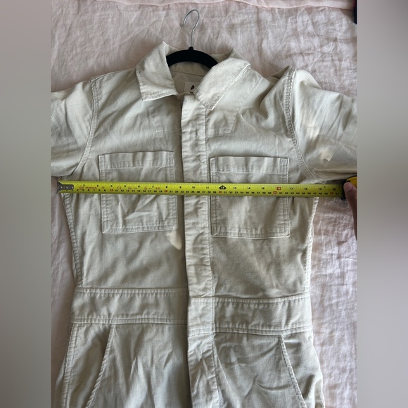 Amo Denim Corduroy Skip Jumpsuit in colour “bare” size Medium Fall Outfit - Picture 4 of 13